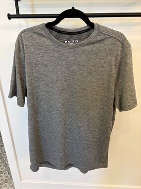 Matix Gray Heather Short Sleeve Crew Tee